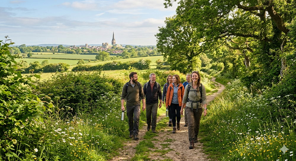 Wellness Walking Tour in Chichester: Explore Nature & Recharge